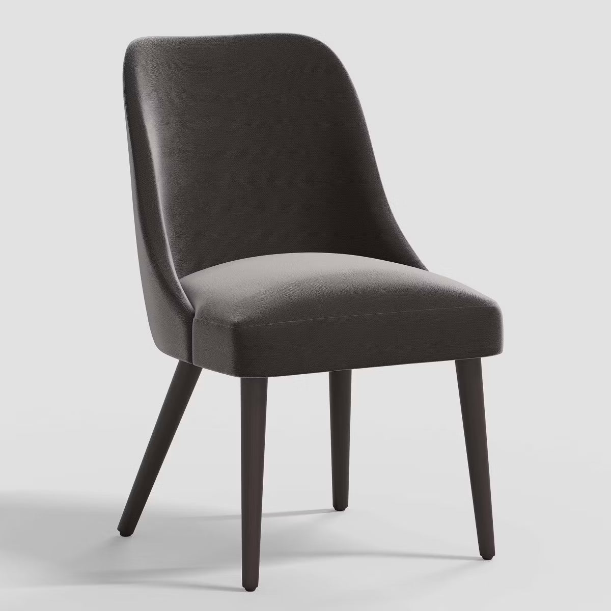 Dining Chair – Culinvaro Geller Modern Dining Chair in Classic Velvet Light Grey