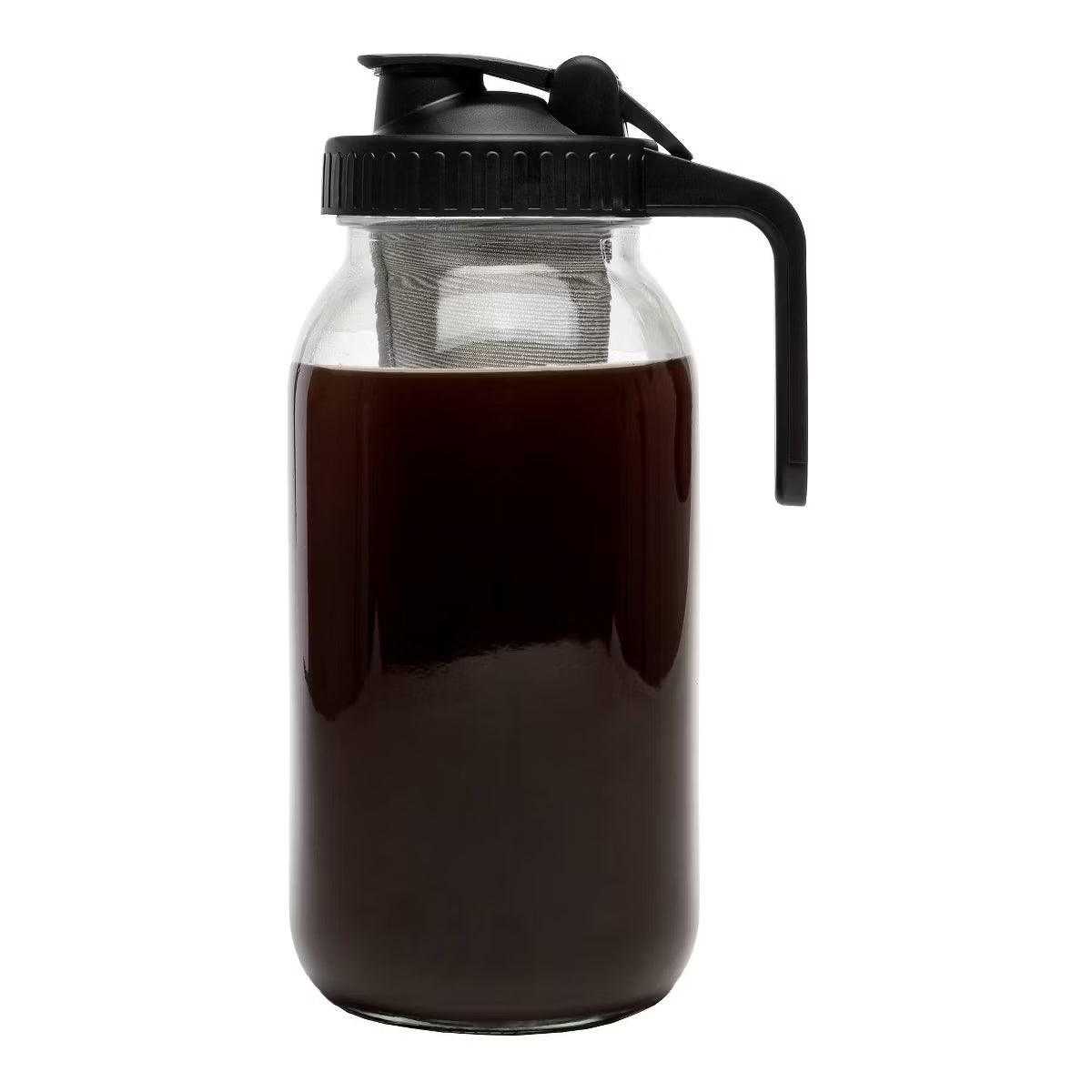64oz Cold Brew Mason Jar Black