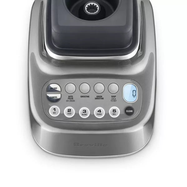 Countertop Blender – Q Blender Smoked Hickory – Silver