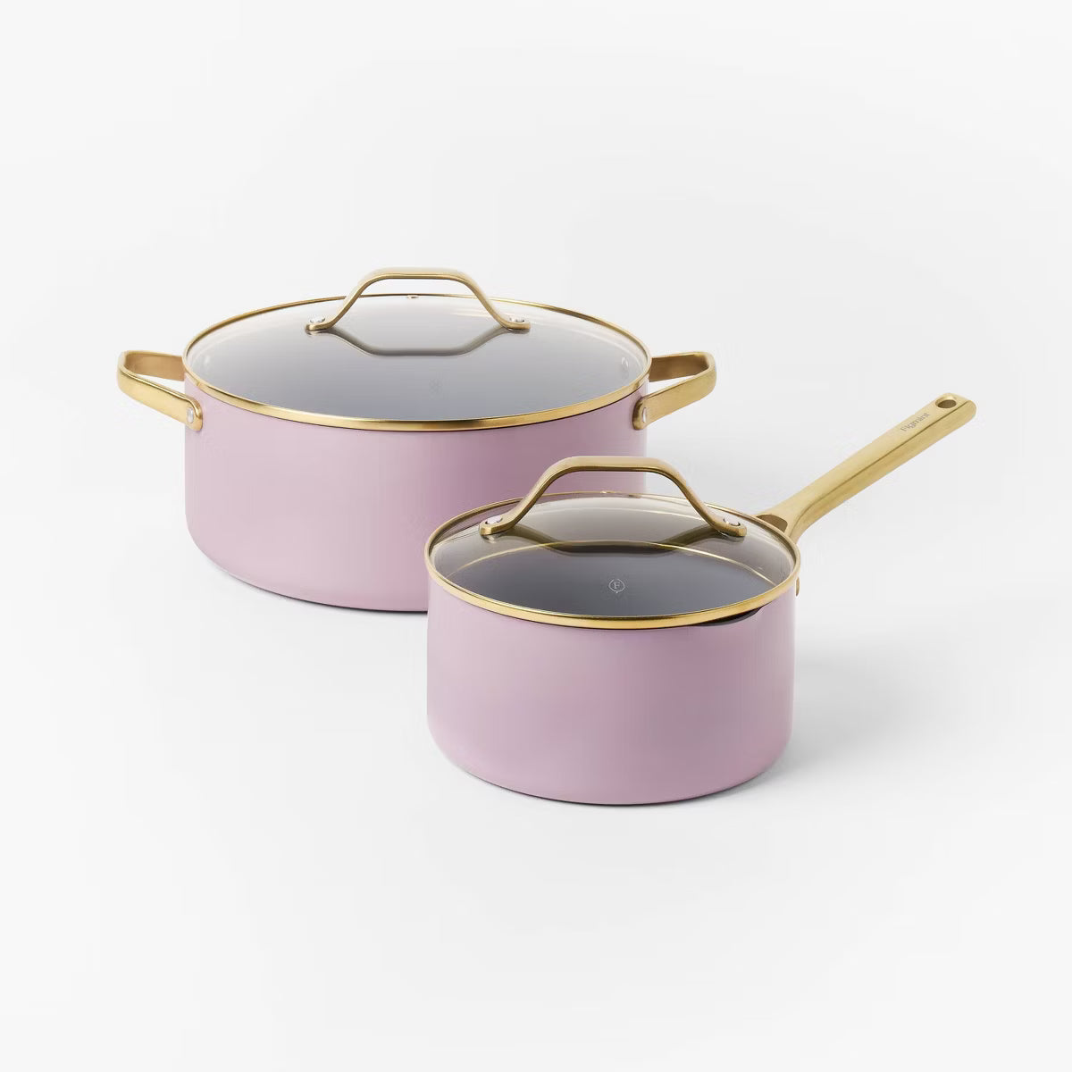 Cookware Set – 7pc Nonstick Ceramic Coated Aluminum Cookware Set – Lavender