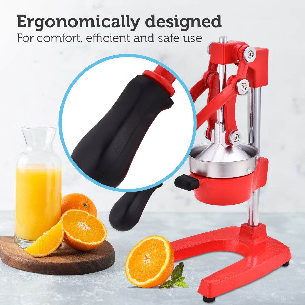 Juicer – Iron Juice Squeezer Lemon – Red