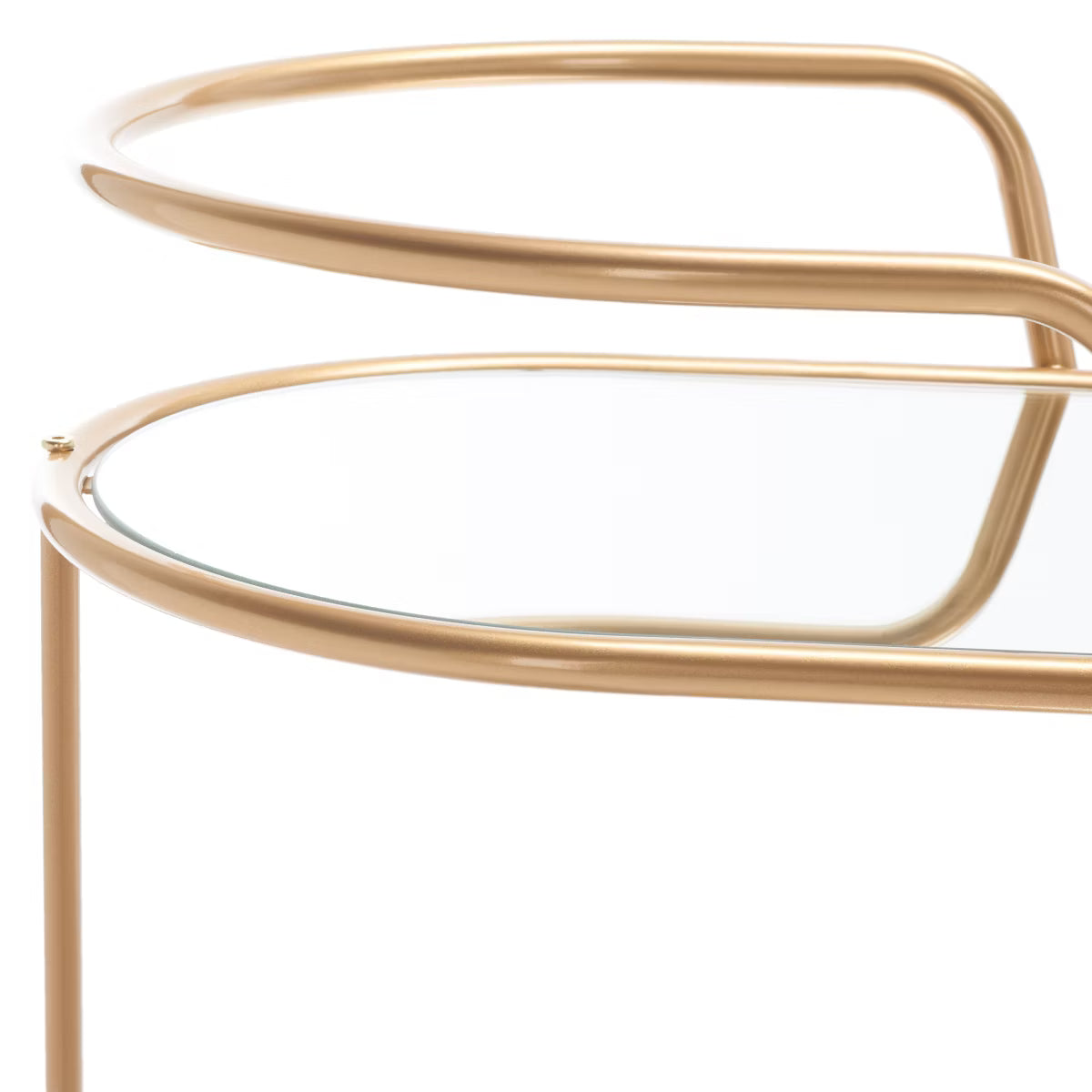 Bar Cart – Culinvaro Midas 2 Tier Oval Bar Cart - BCT8008A