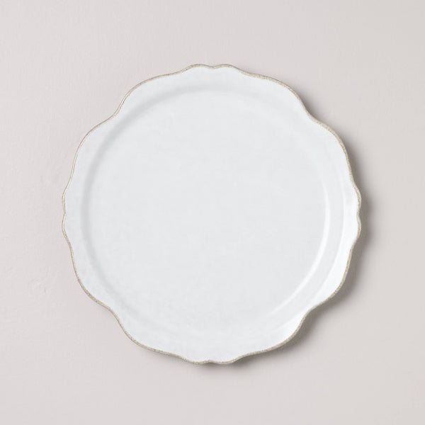 Dinner Plate – Culinvaro Carved Edge Dinner Plate Cream