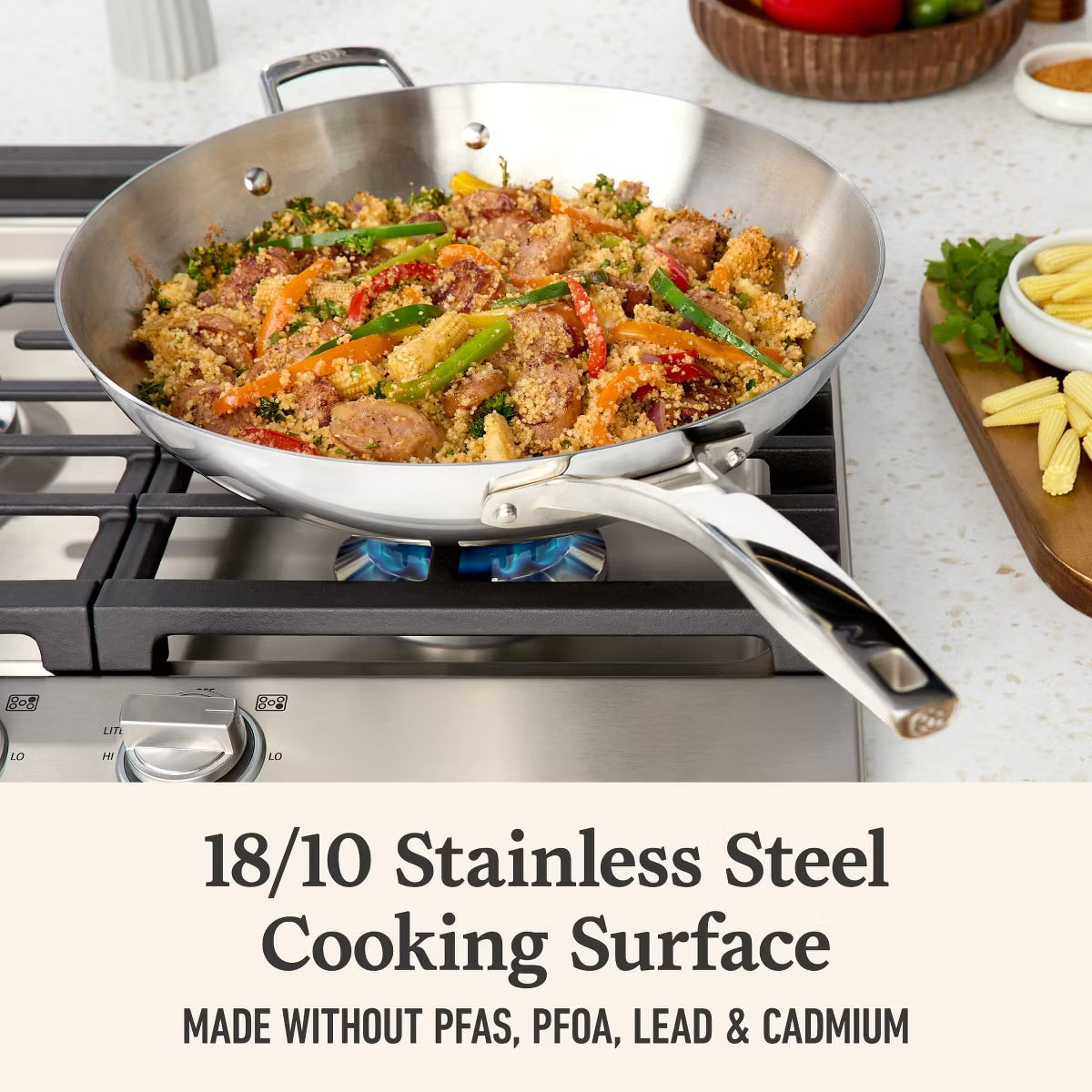 Wok – 3" Premier Wok – Silver