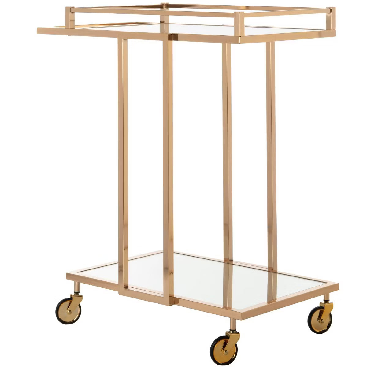 Bar Cart – Culinvaro Capri 2 Tier Rectangle Bar Cart - BCT8003A