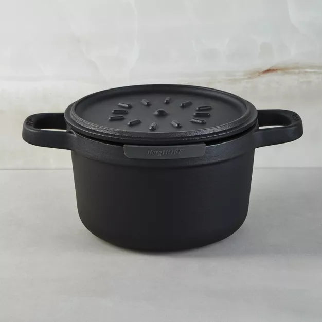 Cookware Set – 4Pc Enameled Cast Iron Cookware Set – Black