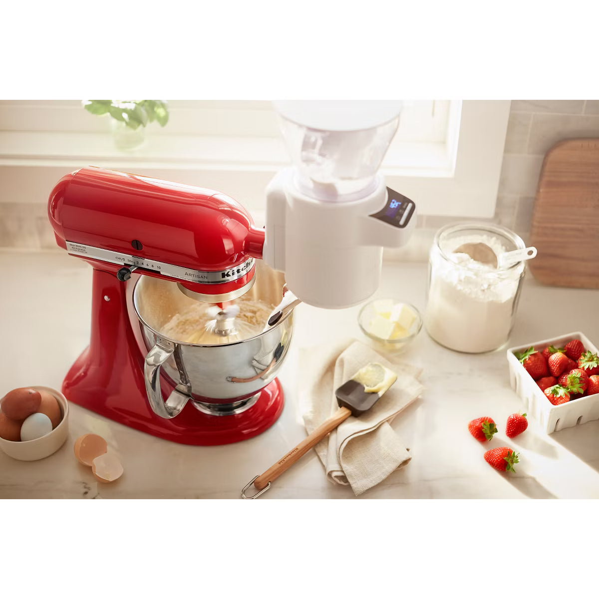 Mixer Attachment – Sifter + Scale Attachment – White