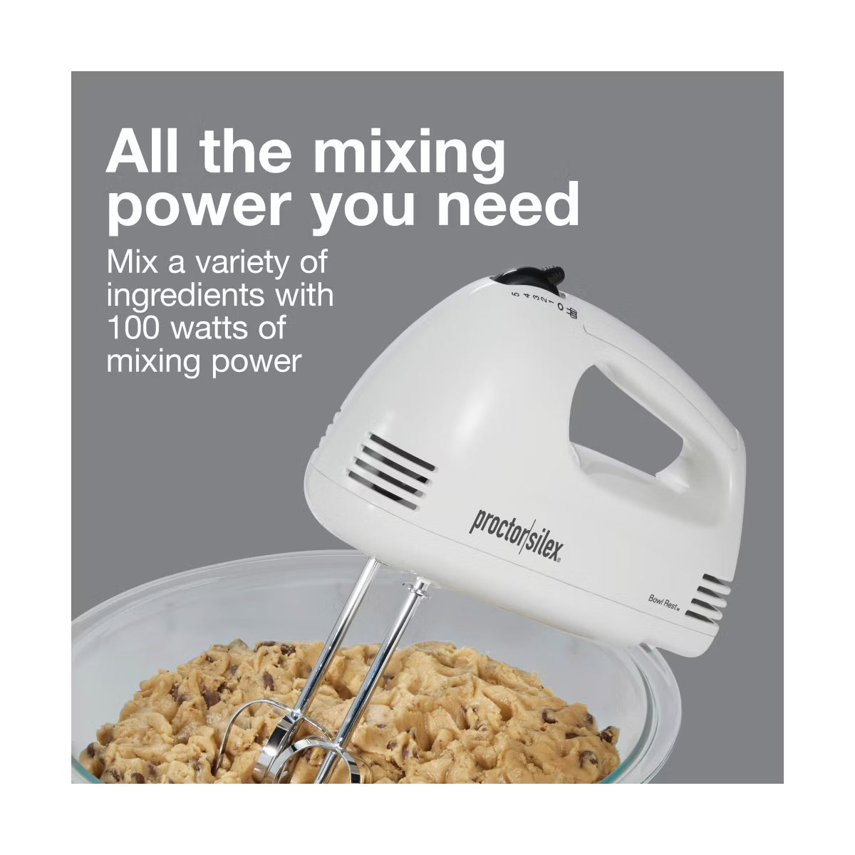 Hand Mixer – 5 Speed Hand Mixer - : Kitchen Mixer – White