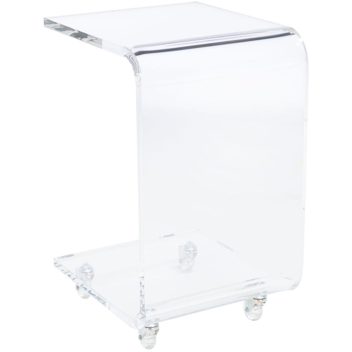 Bar Cart – Culinvaro Rollins Acrylic Bar Cart