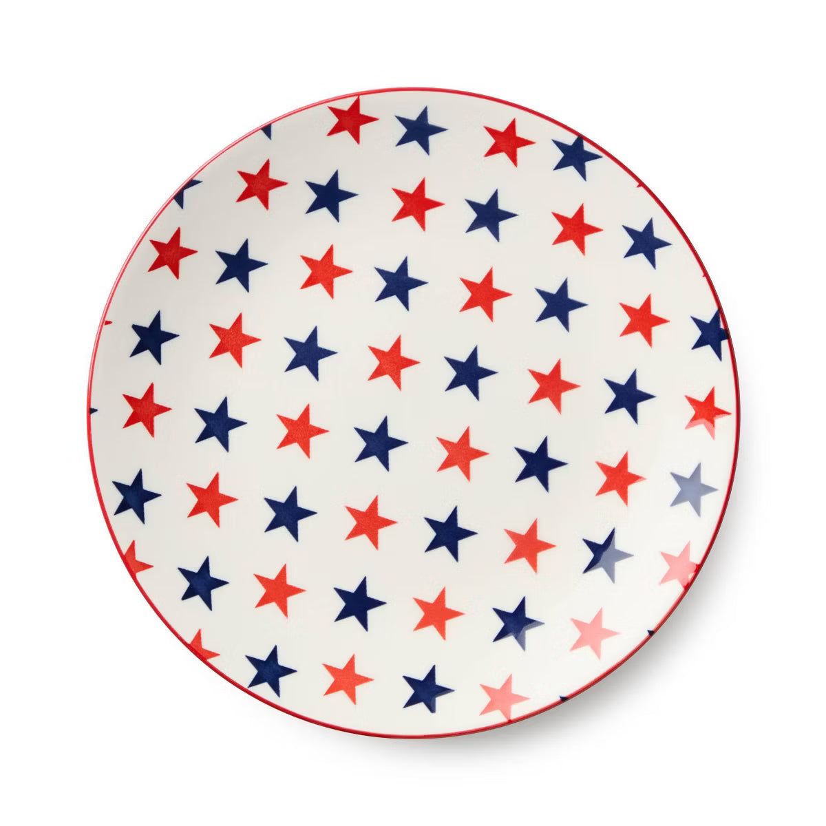 Salad Plate – Culinvaro Patriotic Pad Print Set of 6 Salad Plates