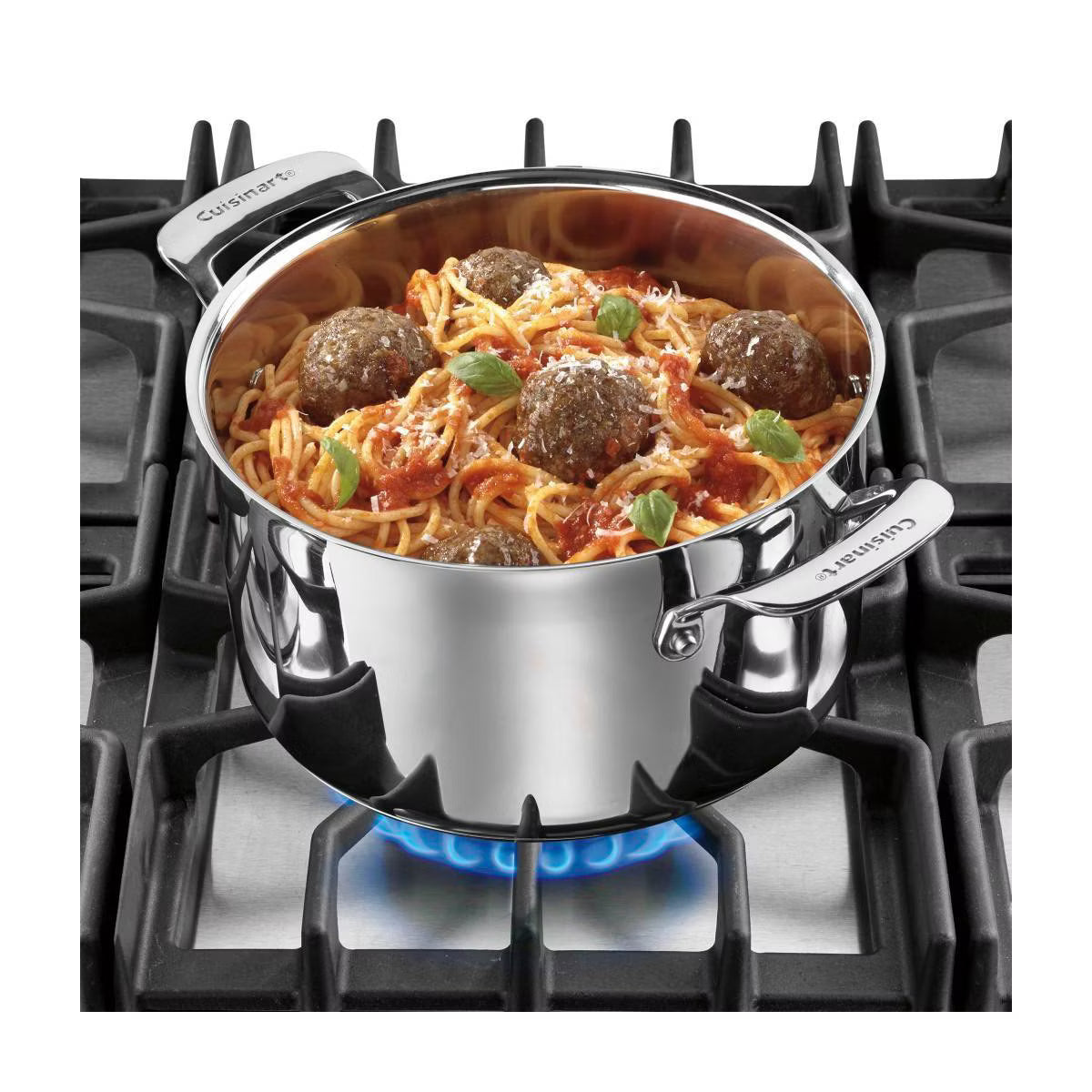 Stock Pot – 5.75qt Pasta Pot – Silver