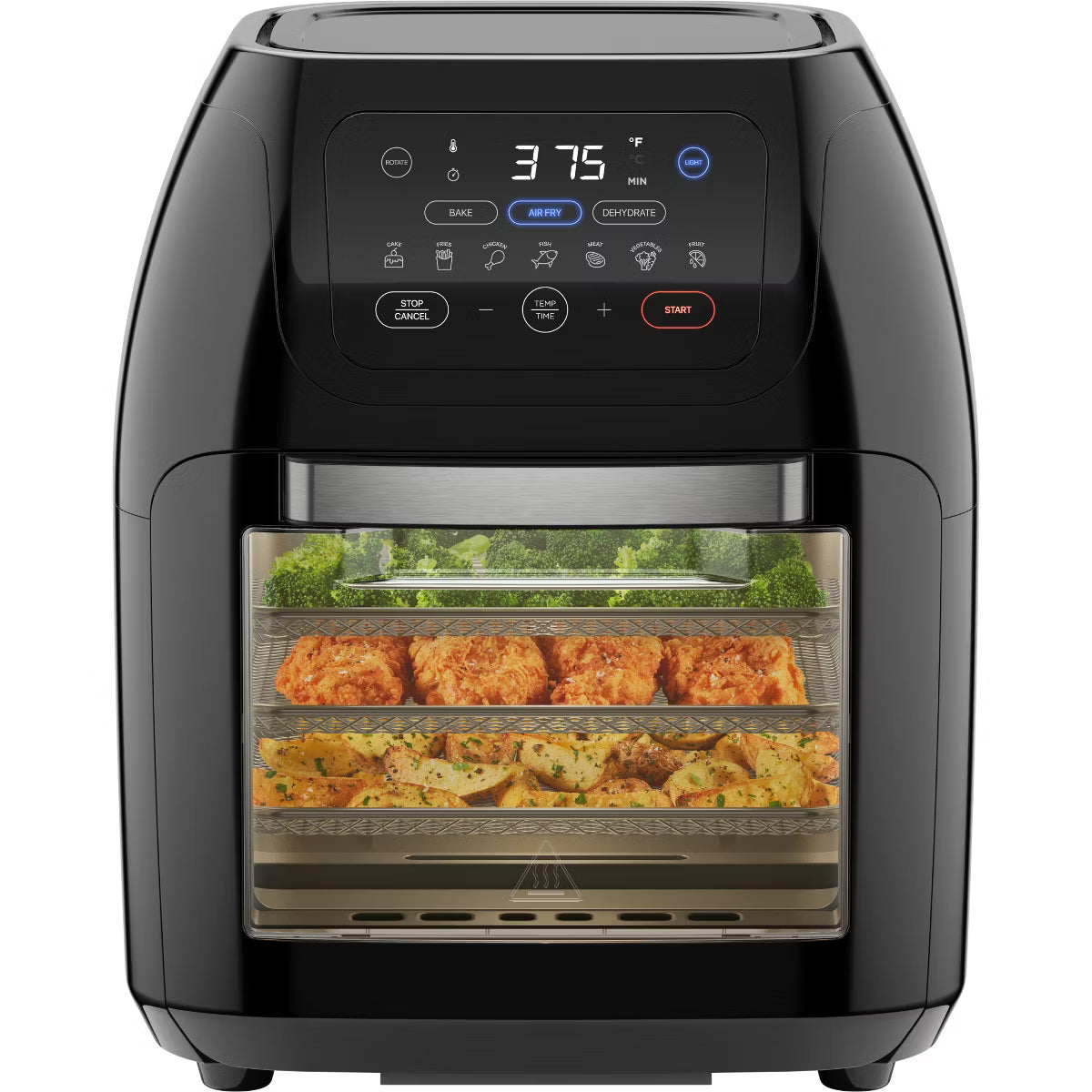 Air Fryer – Multifunctional Digital 10 Qt. Air Fryer+ Rotisserie, Fry – Black