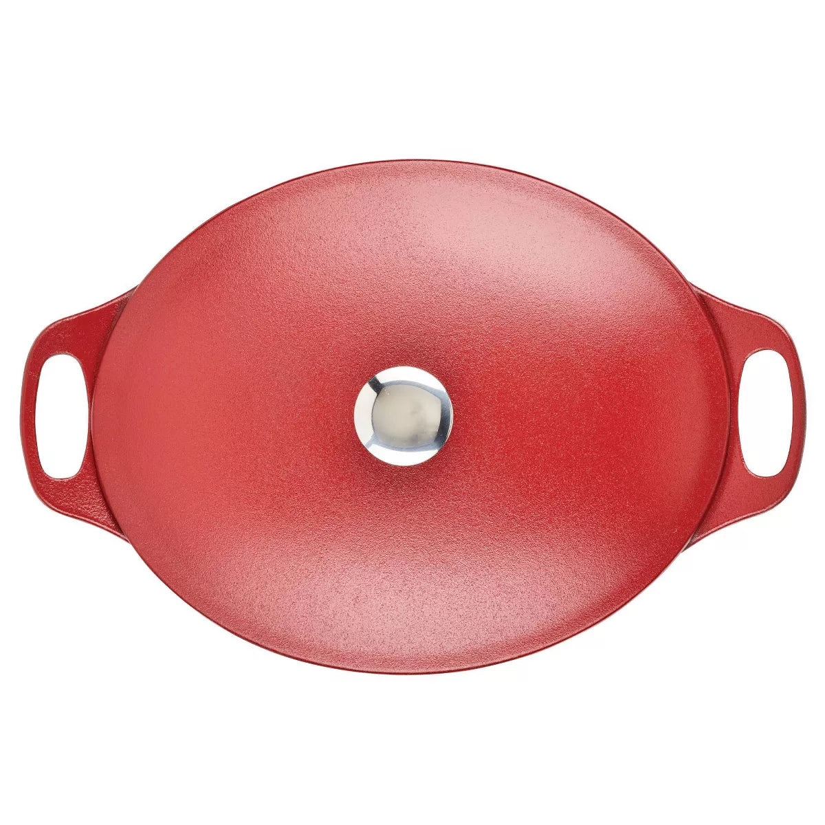 Dutch Oven – Premium Nitro Cast Iron Dutch Oven 6.5qt – Red