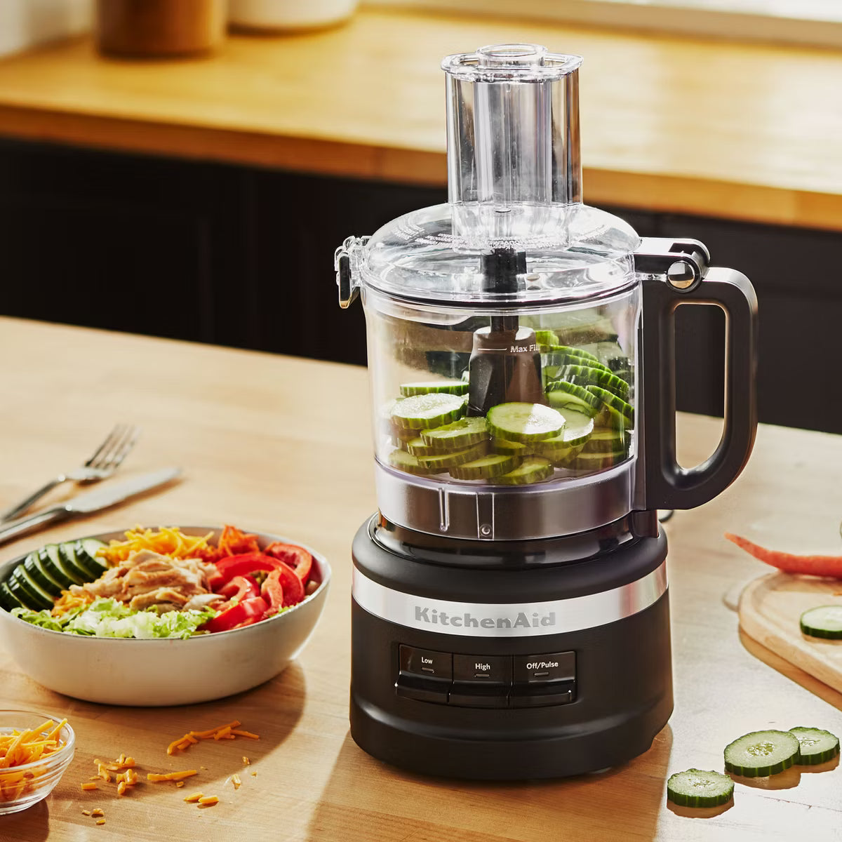 Food Processor – 7 Cup Food Processor - – Black