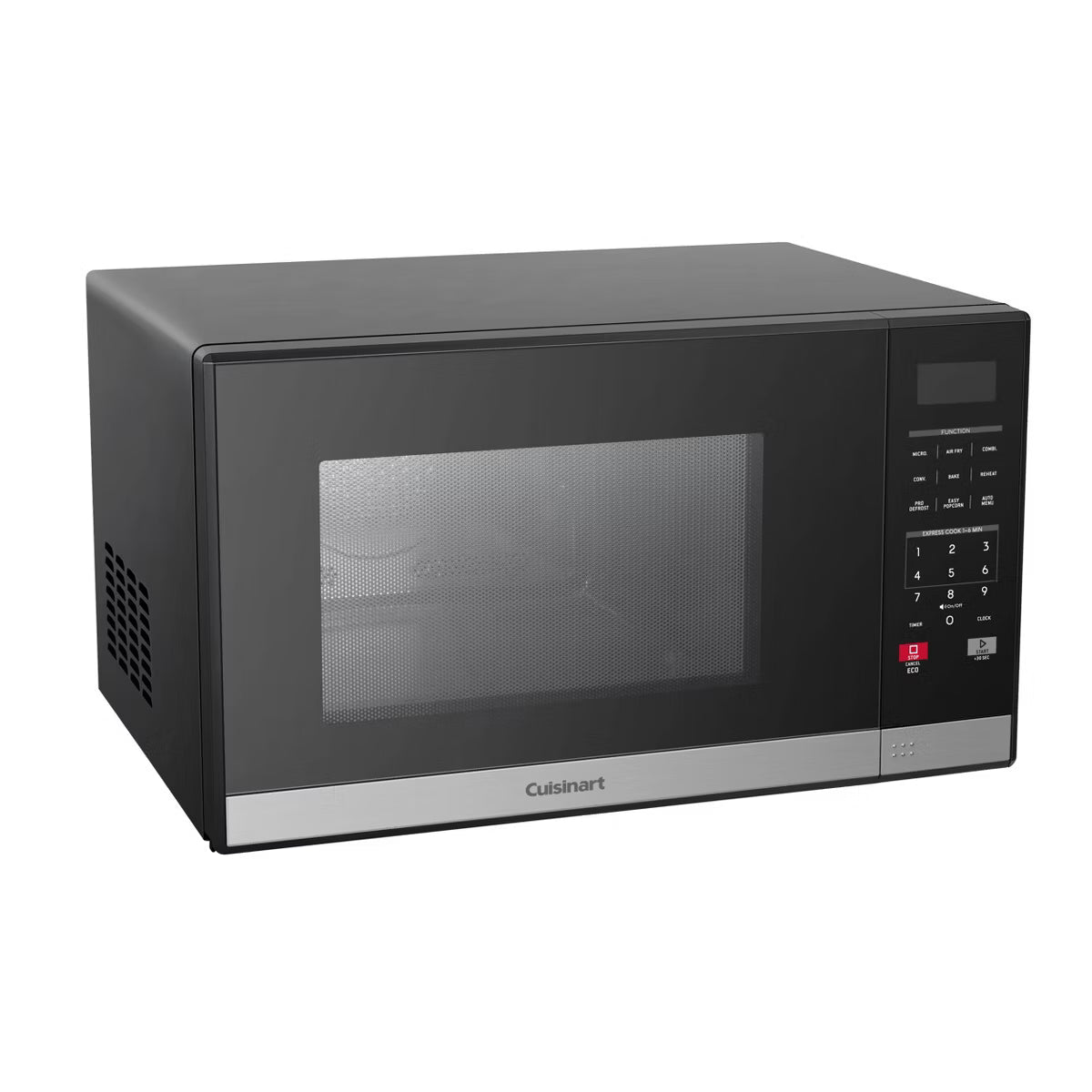 Microwave Oven – 1.2 cu ft Microwave Oven with Air Fryer: – Black