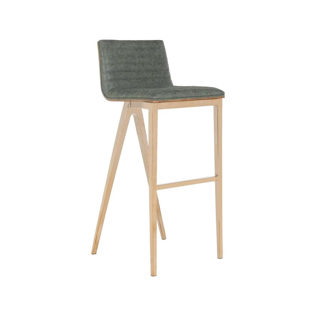 Mckay Bar Stool - FOX3016 - Ash Green/Copper