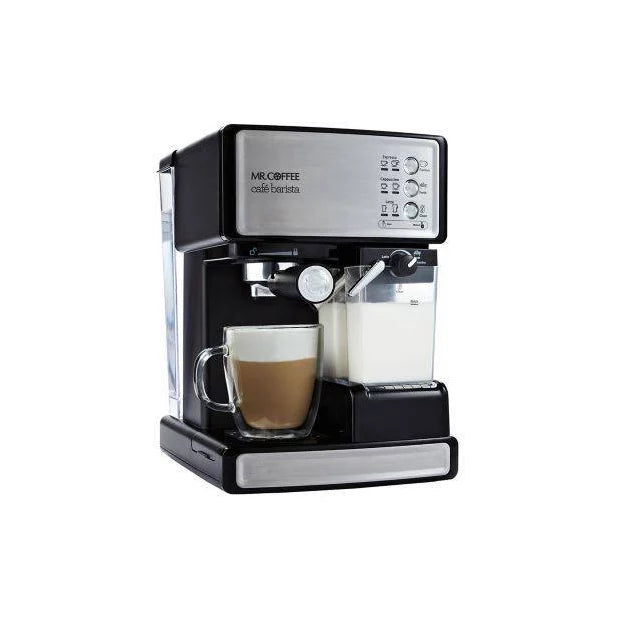 Espresso Machine – Coffee Maker with Automatic Milk Frother and 15-Bar Pump – Black