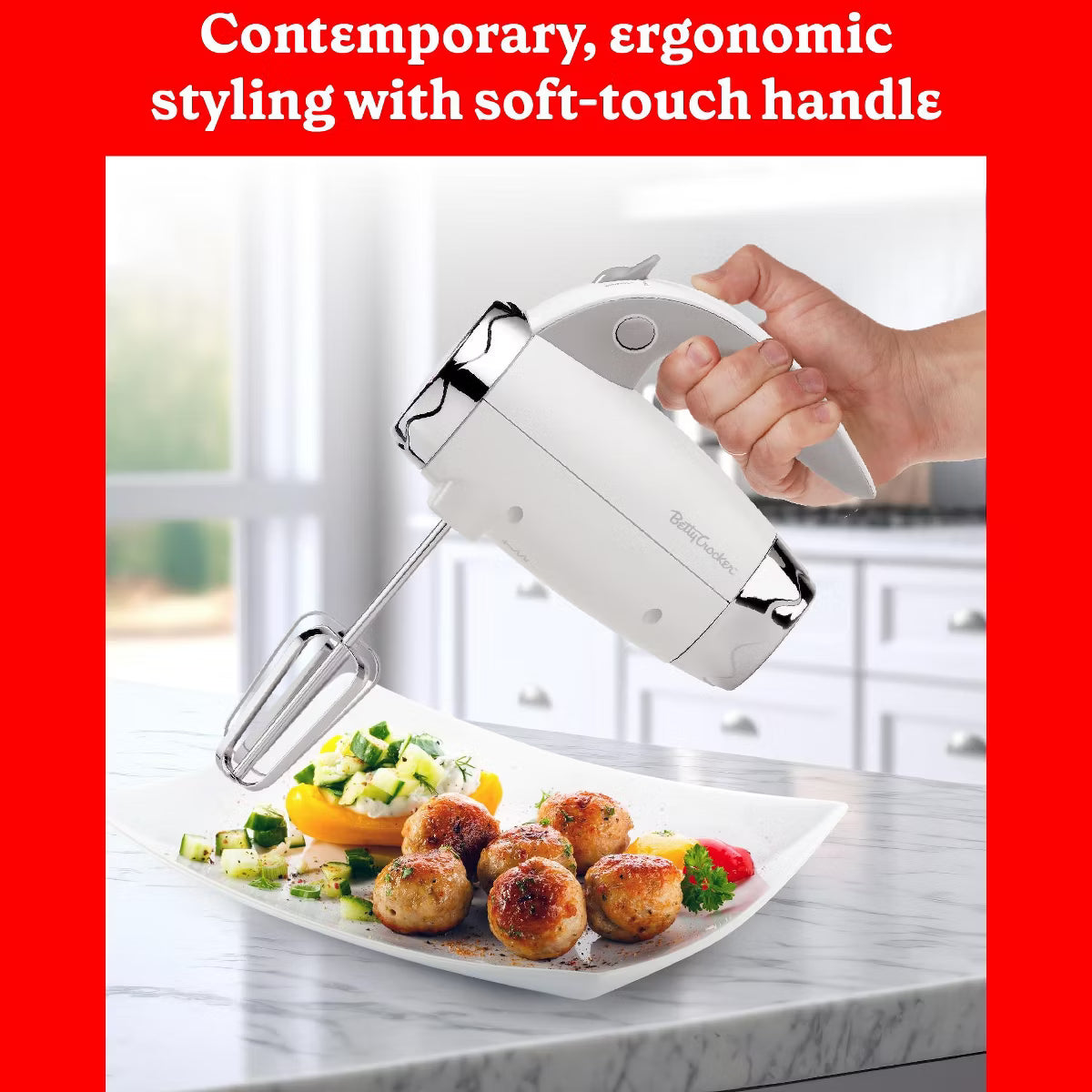 Hand Mixer – Hand Mixer 7 Speed – White