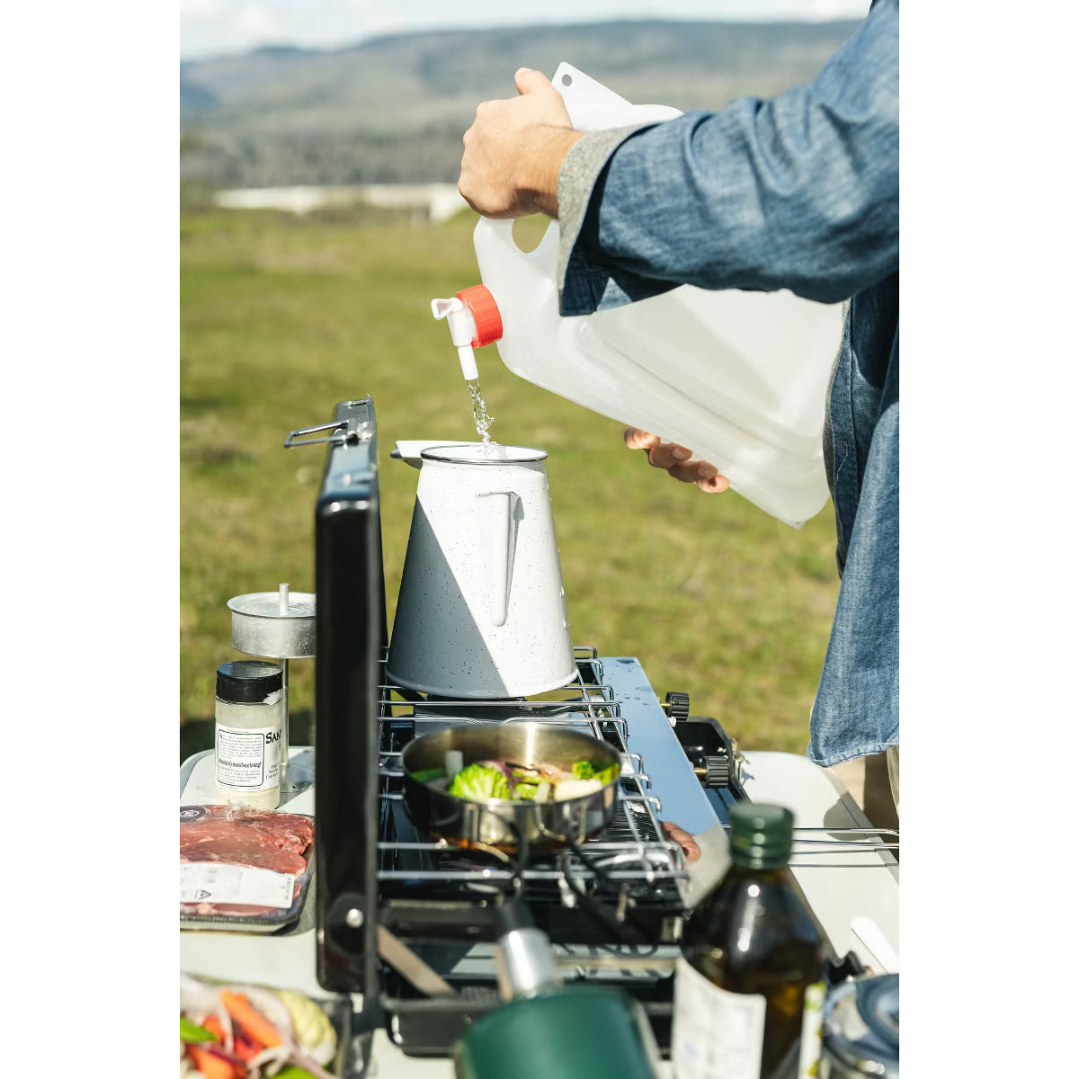 Percolator – Culinvaro Enamel Percolator Coffee Pot 8 Cup - White