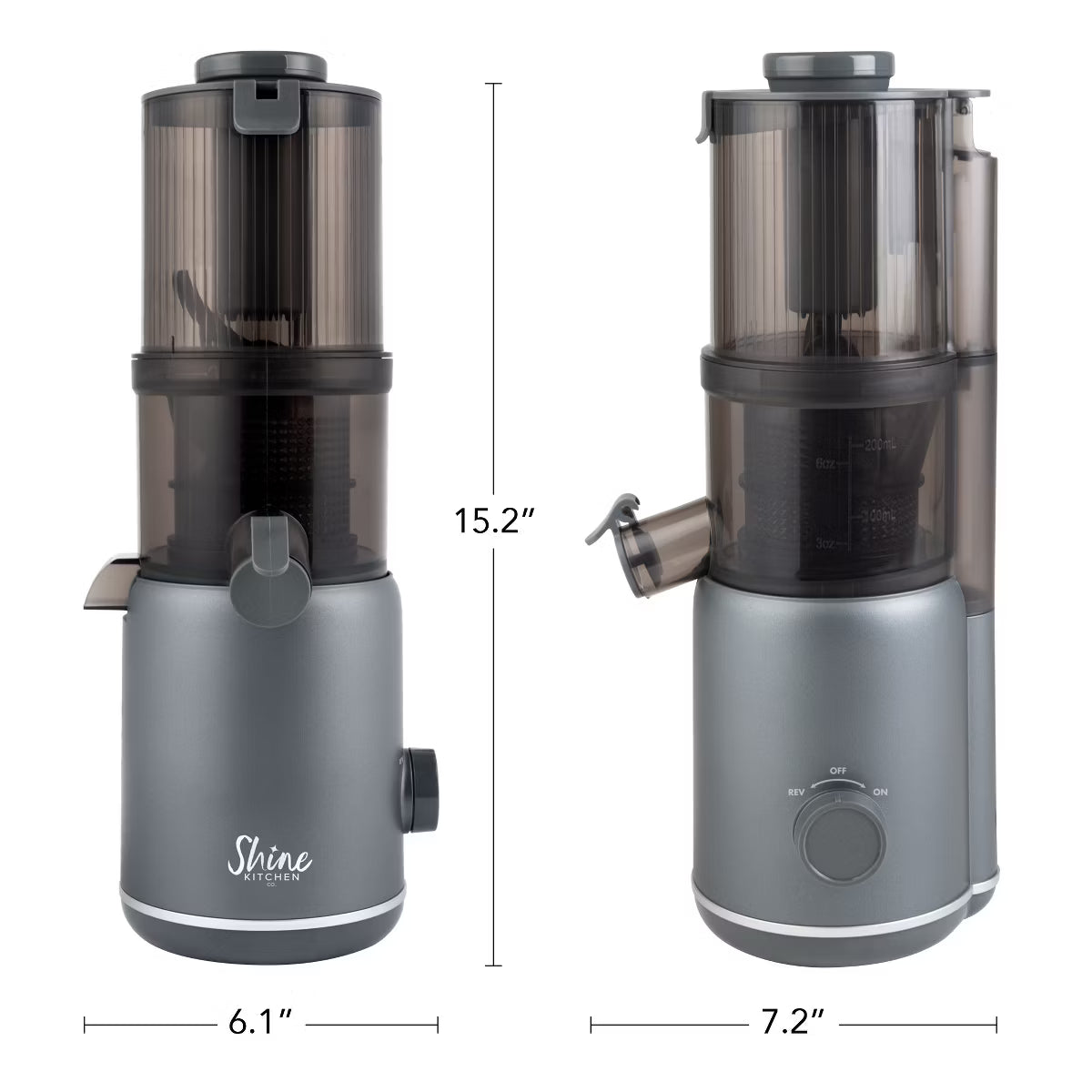 Juicer – Batch Compact Cold Press Juicer – White