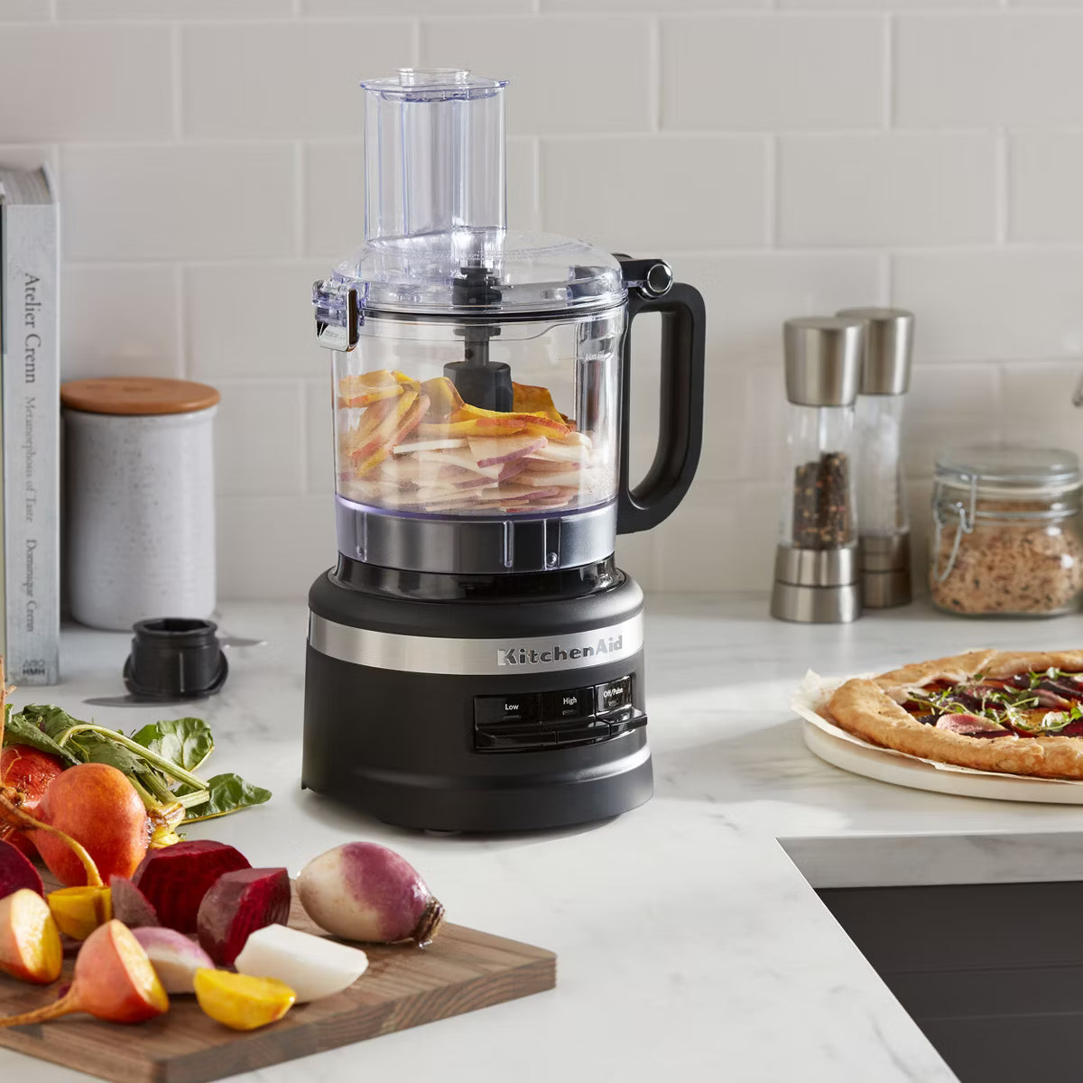 Food Processor – 7 Cup Food Processor - – Black