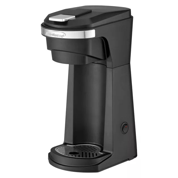 Single-Serve Coffee Maker – 800-Watt Single-Serve Coffee Maker with Reusable Filter Basket for K – Black