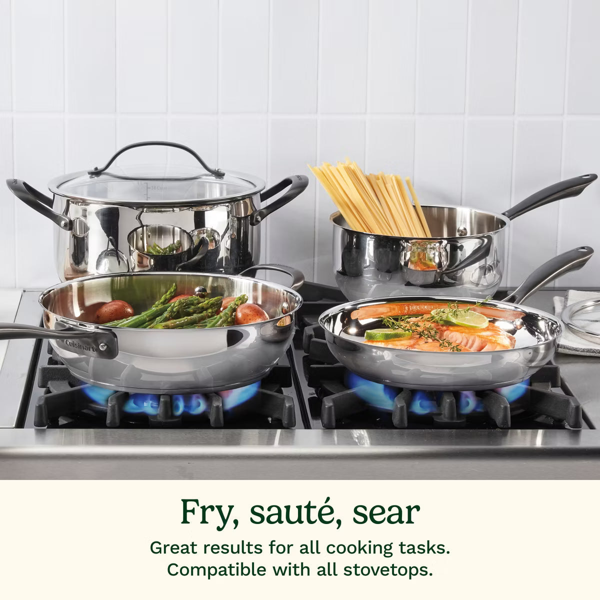 Saute Pan – Radiant Pro 3.5qt Saute Pan with Lid – Silver