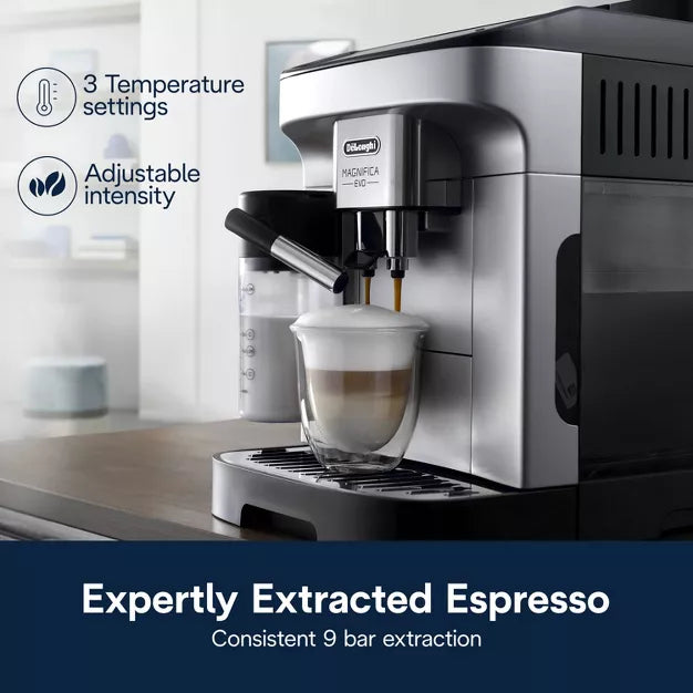 Espresso Machine – Magnifica Evo with LatteCrema System – Silver