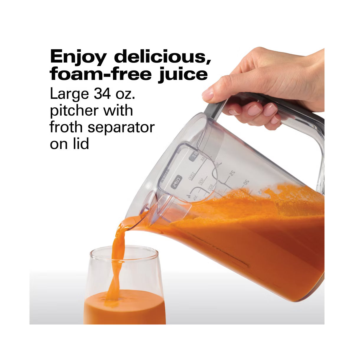 Juicer – Pro XL Juice Extractor 67906: 1100W Juicer Machine, 2 Speeds – Silver