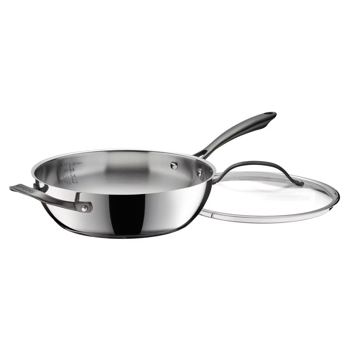 Saute Pan – Radiant Pro 3.5qt Saute Pan with Lid – Silver