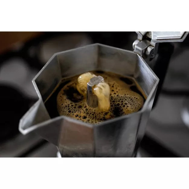 Espresso Pot – 9 Cup Moka Pot Placeholder – Silver