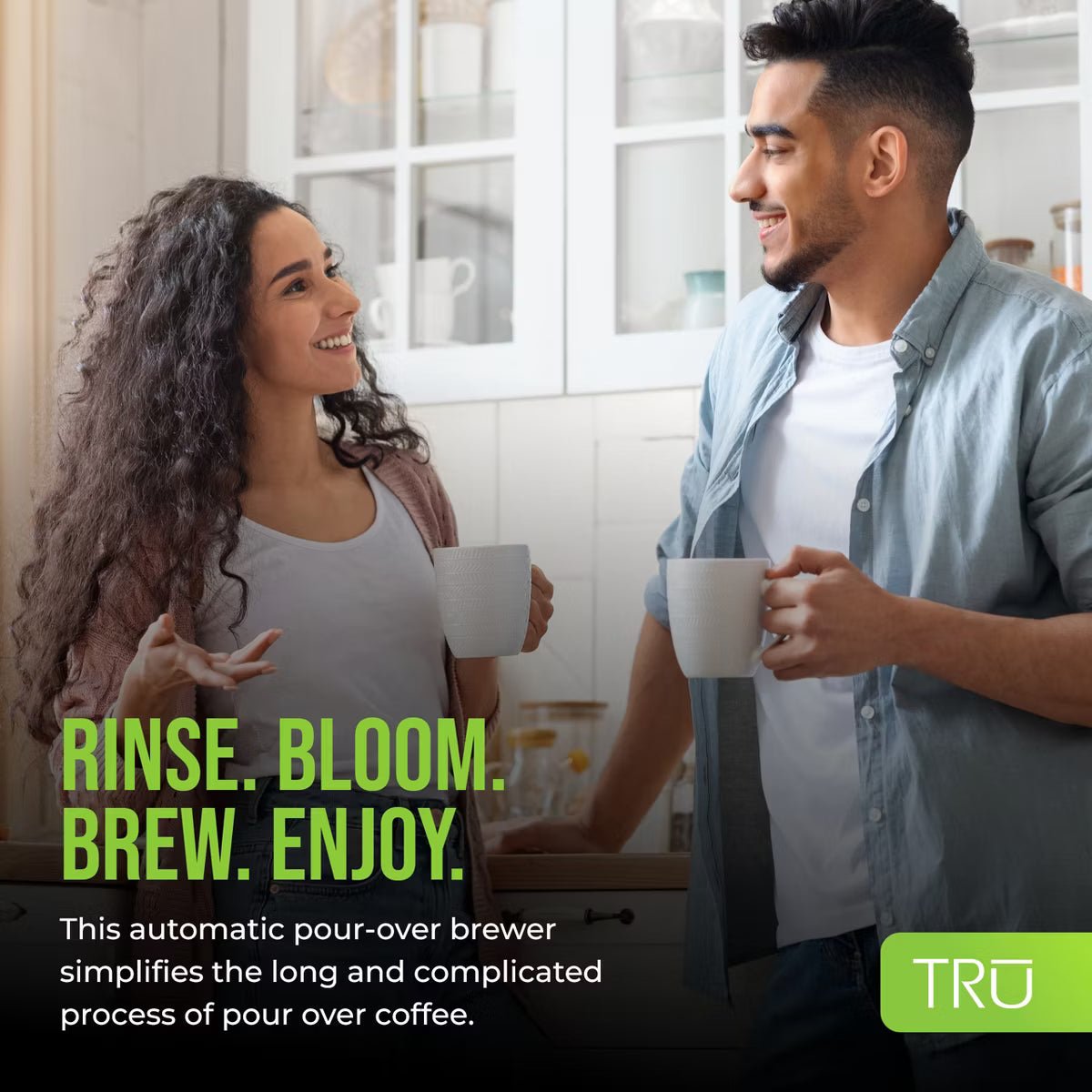 Coffee Maker – Culinvaro Automatic Pour Over Digital Control Coffee Maker with Optimized Brew Program