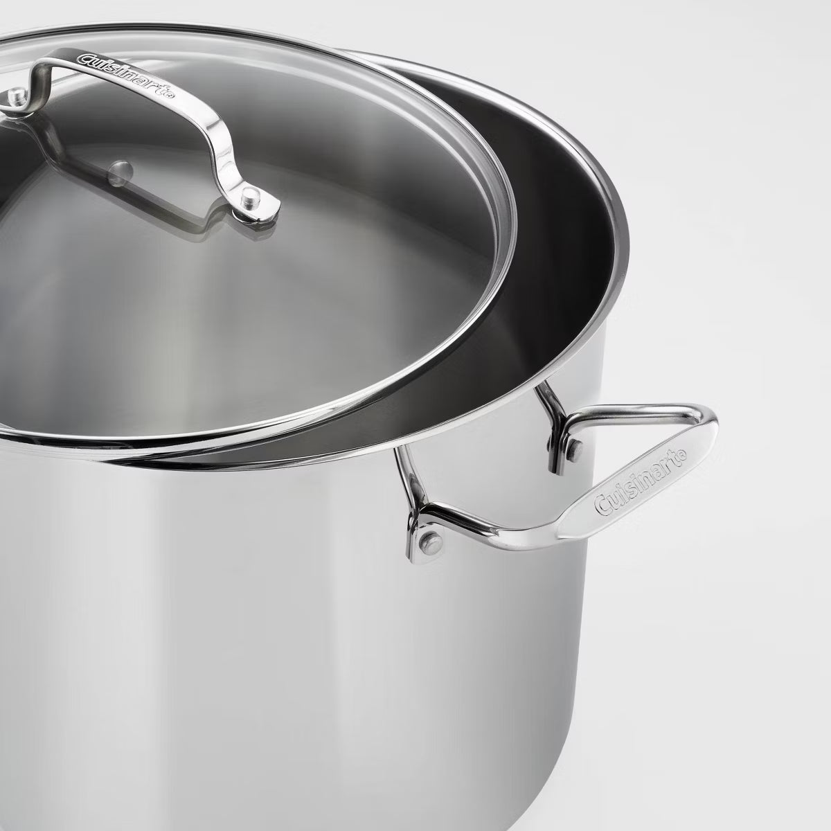 Stock Pot – 16qt Stock Pot with Cover – Silver