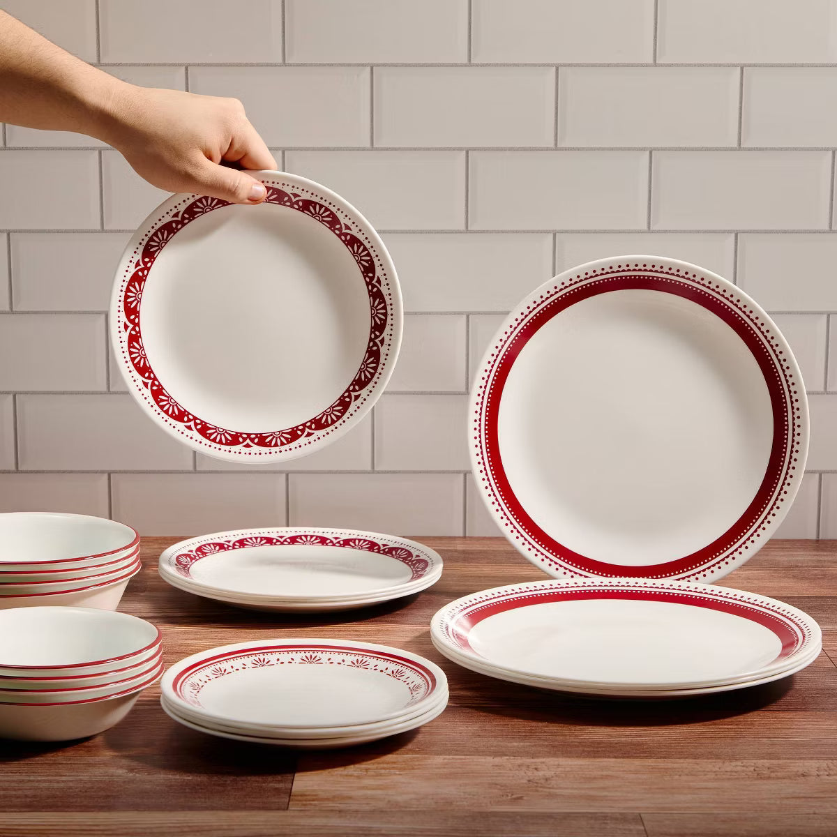Lunch Plate – Culinvaro 4pk Sadie Lunch Plates