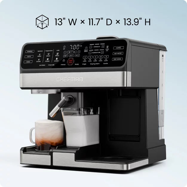 Coffee Maker – Coffee Station, Coffee Maker Espresso Machine Combo – Black