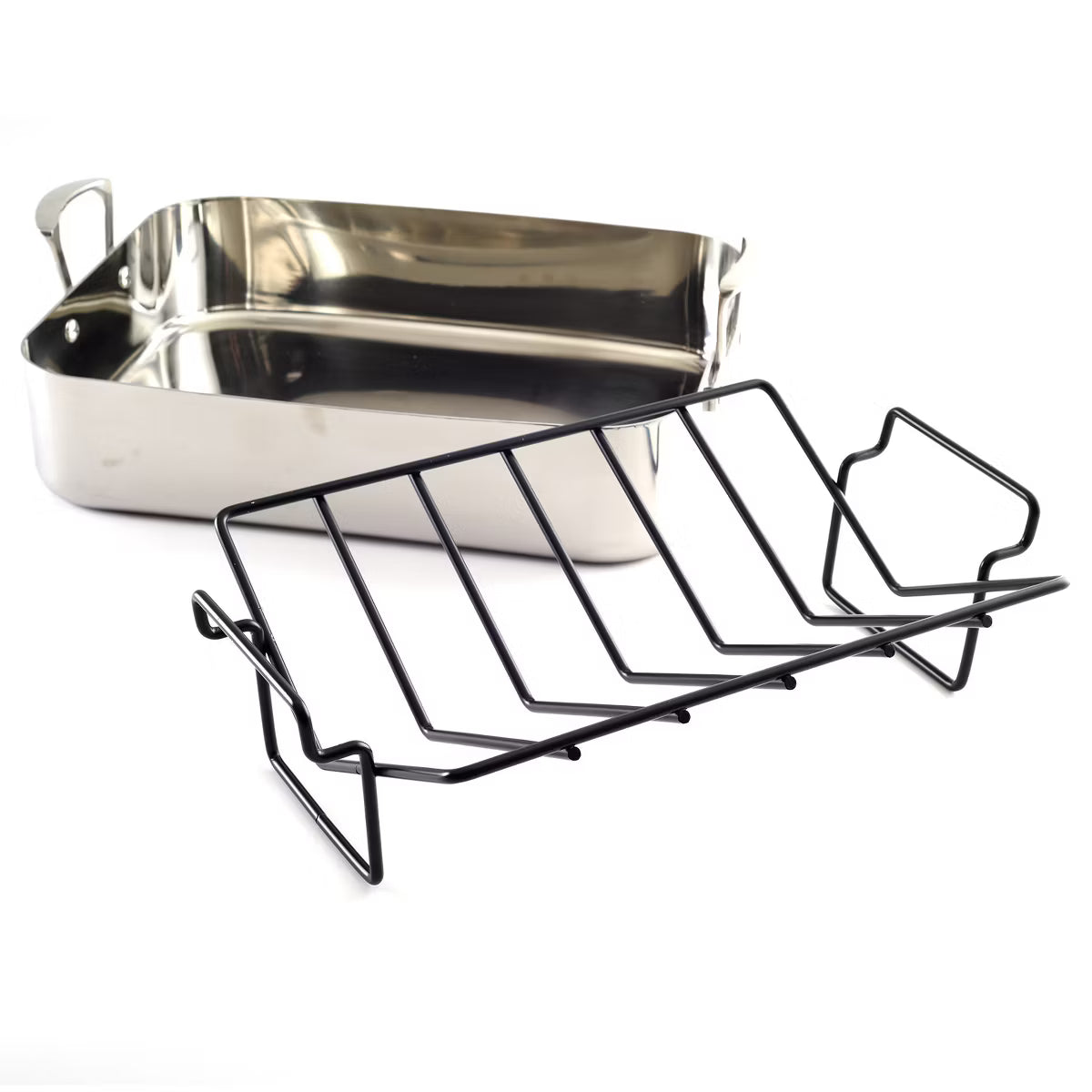 Roasting Rack – Heavy Duty Nonstick Roasting Rack, Extra Large 13 x 10 Inch – Black