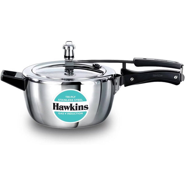 Pressure Cooker – 3.5L Triply Pressure Cooker Inner Lid Cooker – Silver