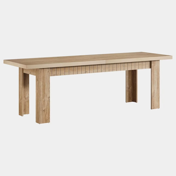 Dining Table – Culinvaro 79" Dining Table for 6-8 People, Rectangular Wooden Kitchen Dinner Table