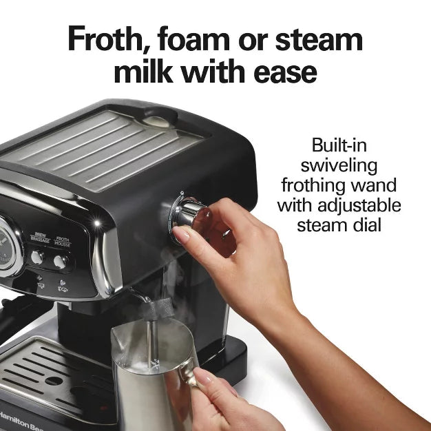 Espresso Machine – Retro Slide Espresso Machine 40730 – Black
