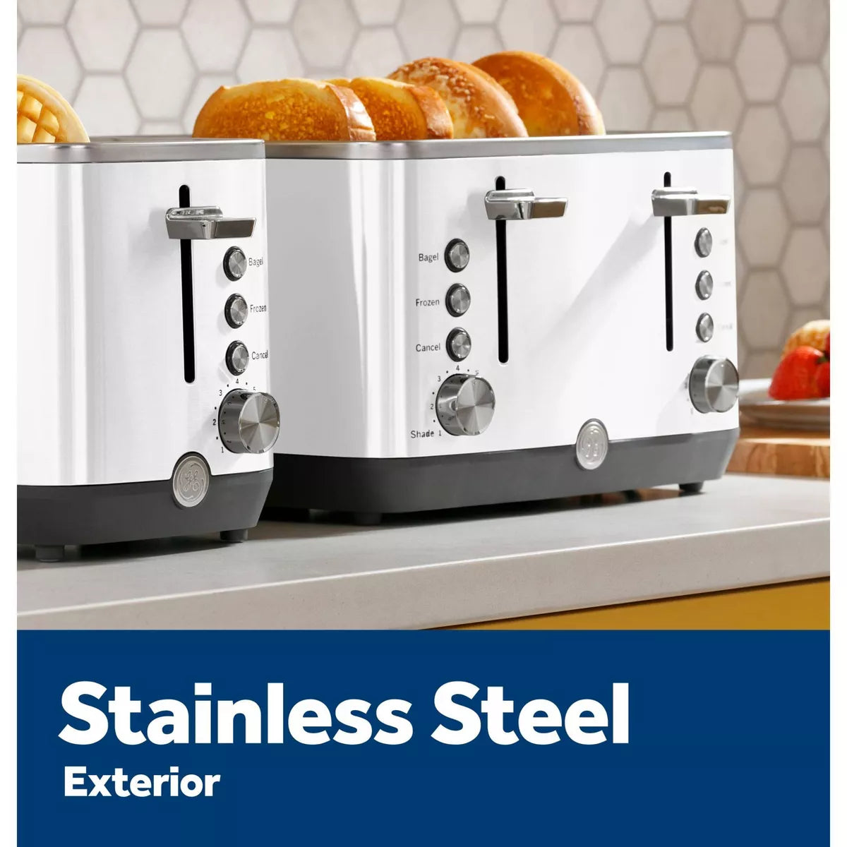 Toaster – 4 Slice Toaster – White