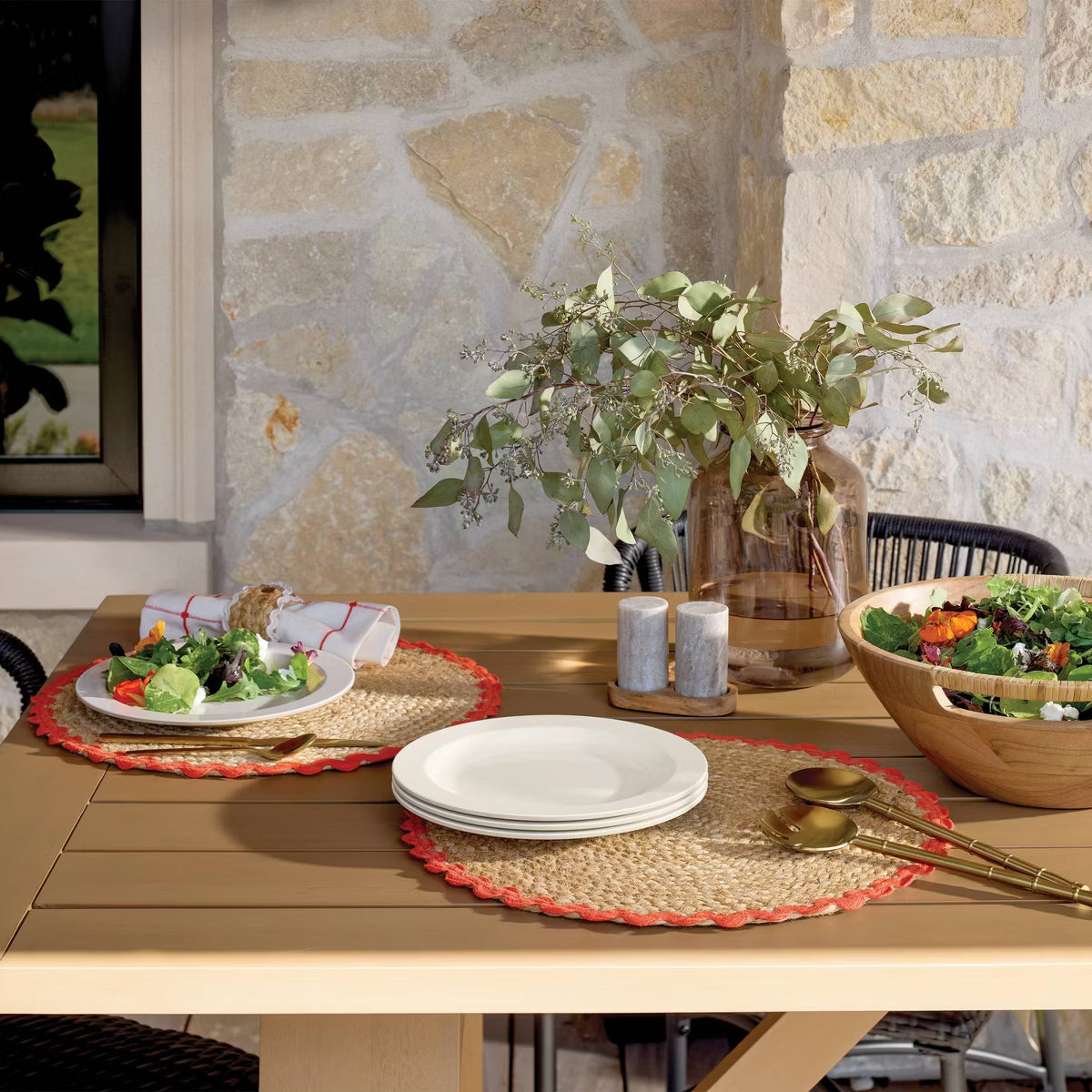 Salad Plate – Culinvaro 4pk 9.25" Melamine Salad Plates Sour Cream