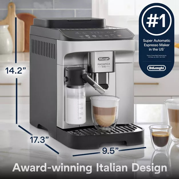 Espresso Machine – Magnifica Evo with LatteCrema System – Silver