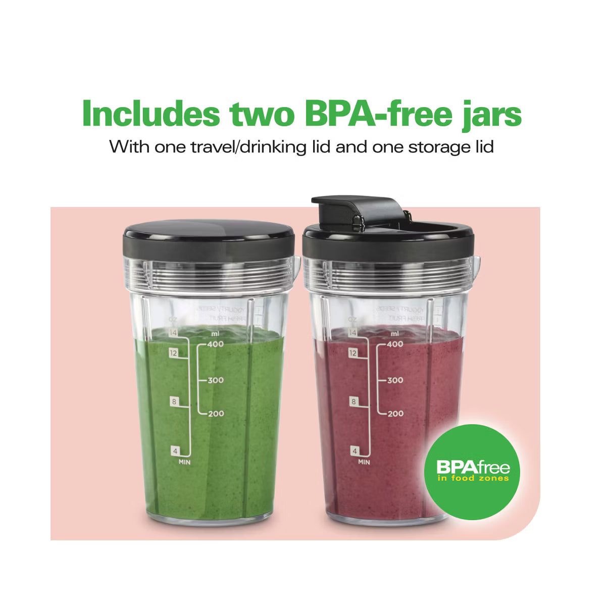 Personal Blender – Single-Serve Blender 51160KC – Stainless Steel