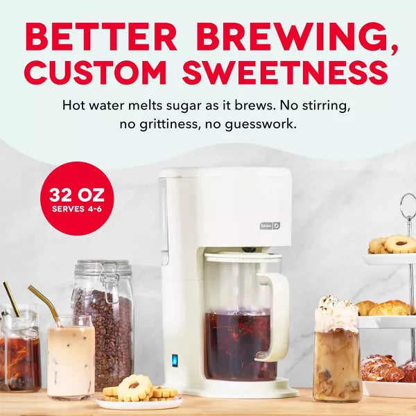 Cold Brew Coffee Maker – Summer Sippers Iced Tea & Coffee Maker – Cream