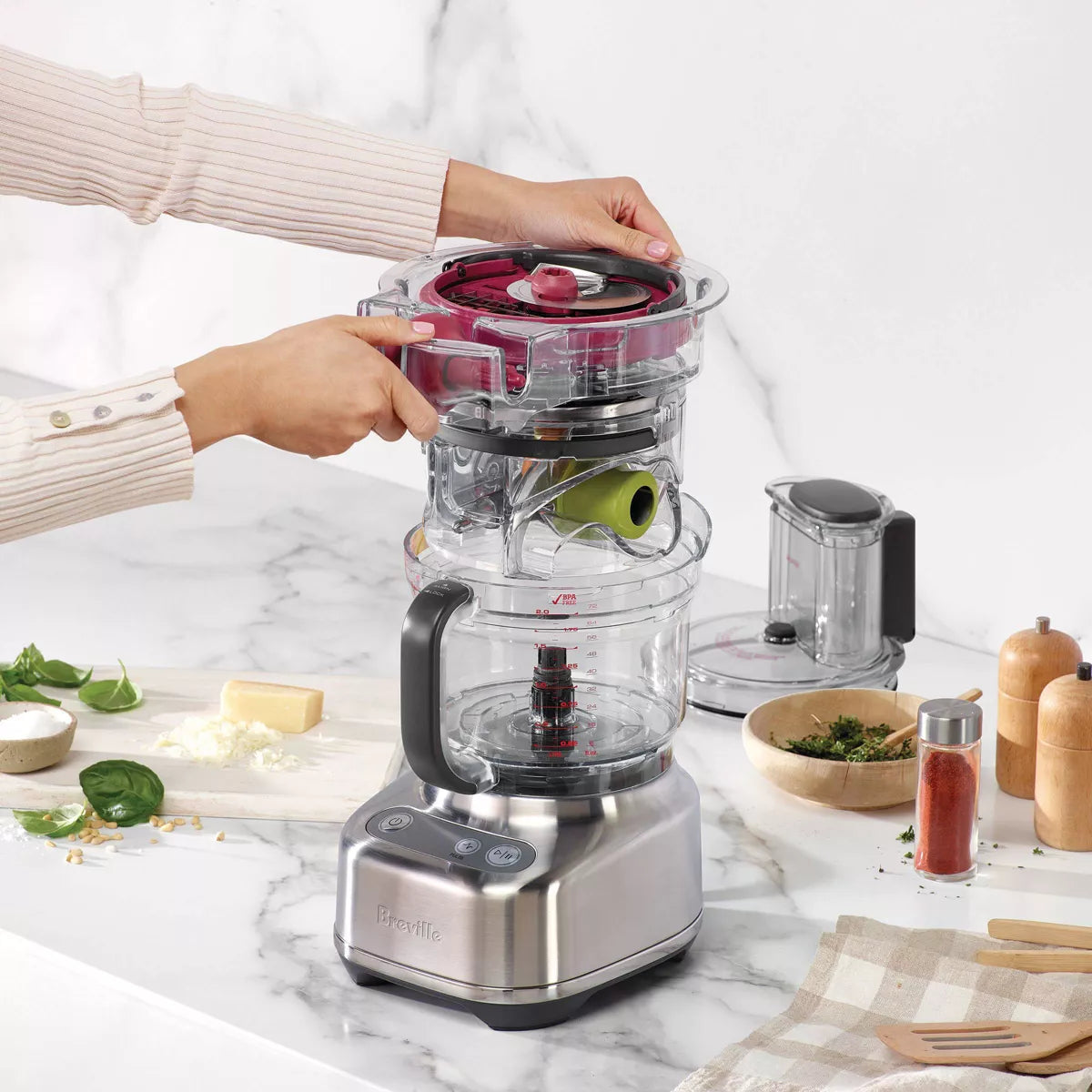 Food Processor – 9 Cup Food Processor Brushed – Silver