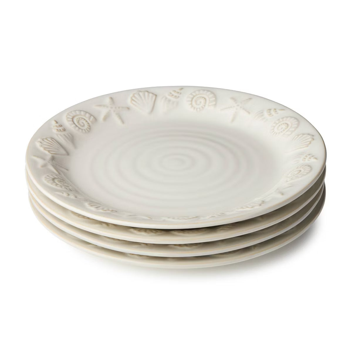 Dinner Plate – Culinvaro Coastline Cream Set of 4 Dinner Plates