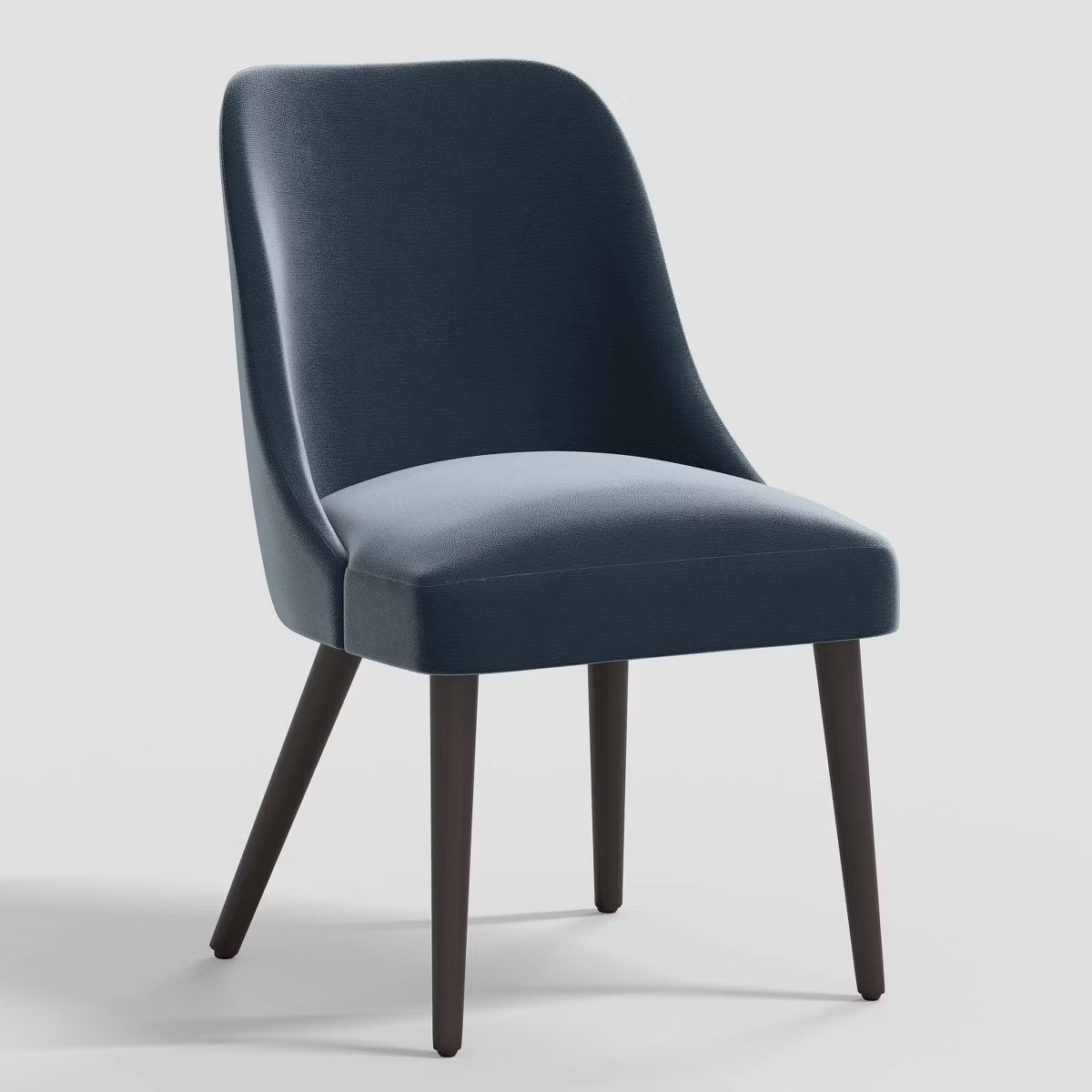 Dining Chair – Culinvaro Geller Modern Dining Chair in Classic Velvet Light Grey