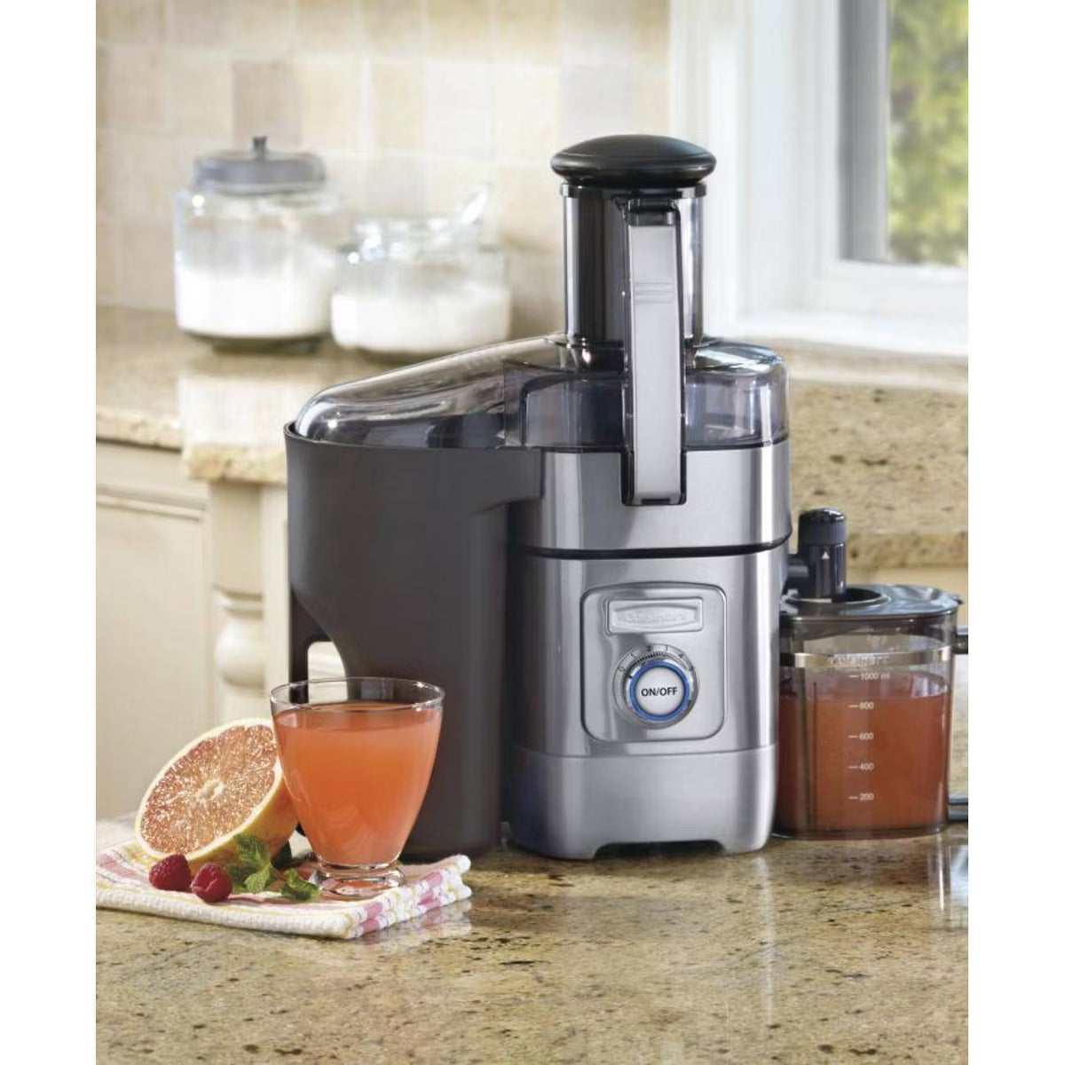 Juicer – 5-Speed Juicer Machine with Froth Separator & Pulp Filter – Silver