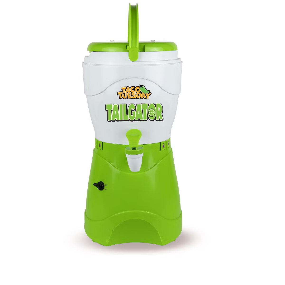 Frozen Drink Maker – 1-Gallon AC/DC Tailgater Party Frozen Beverage & Slush Machine – White