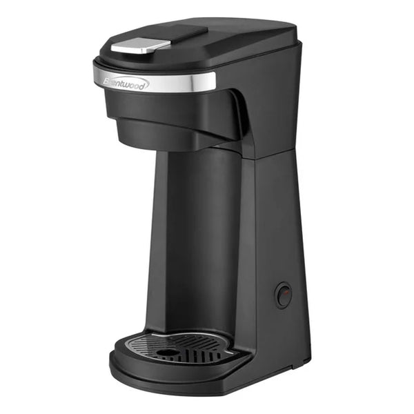 Single-Serve Coffee Maker – Cup Single Serve Coffee Maker with Reusable Filter Basket – Black